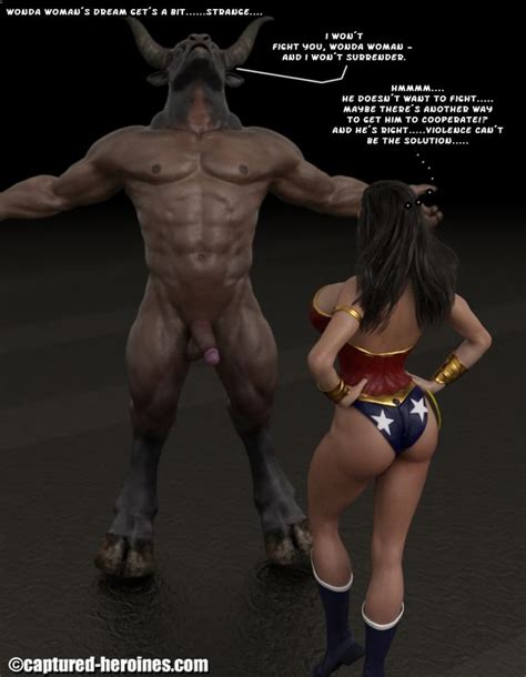 09 008 Wonder Woman And Her Batminotaur Luscious Hentai Manga And Porn