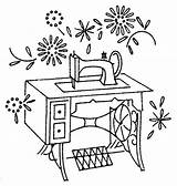 Sewing Machine Drawing Vintage Embroidery Patterns Coloring Flickr Baby Redwork 1548 Pages Machines Designs Plantillas Easy Getdrawings Rhyme Blanket Nursery sketch template