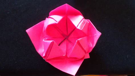 membuat origami bunga lotus  sederhana
