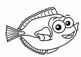 Coloring Tang Regal Kleurplaat Fish Pages Edupics Large sketch template
