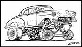 1955 Rods sketch template