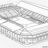 Goodison Plakat Everton Tegning Aurea sketch template