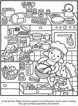 Coloring Kids Pages Colouring Dover Bakker Book Publications Doverpublications Kitchen Color Printable Welcome Baking Applesauce Cook Coloriage Story Food Books sketch template
