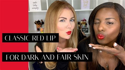 Red Lip For Dark And Fair Skin Youtube