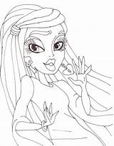 Coloring Pages Monster High Coloringkidz Spectra Vondergeist Beautiful sketch template