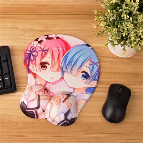 Anime Re：lidwfz Remandram 3d Soft Chest Mouse Pad Wrist Rest Mat M14 Ebay