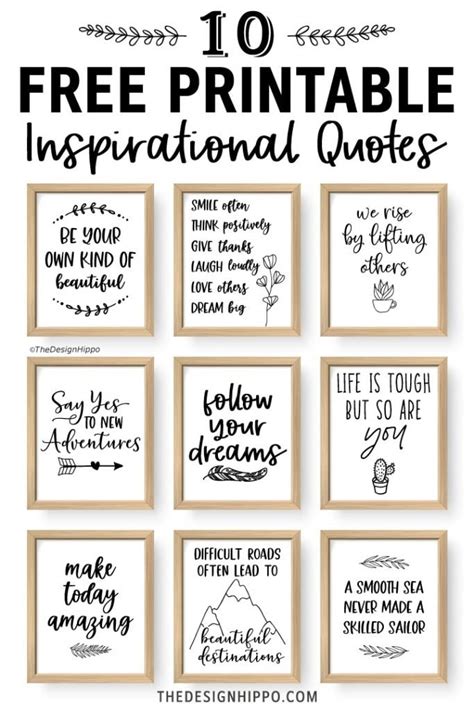 printable inspirational quotes  daily motivation bankhomecom