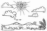 Pemandangan Langit Mewarnai Tk Cerah Sketsa Paud Diwarnai Matahari Aneka Sd Animasi Kartun Gampang Pelajaran Melihat Macam Landscape Dewasa Pilihan sketch template