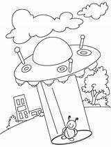 Ufo Coloring Pages Beyond Come Near Show Will Thoughts Kids Popular Getcolorings Coloringhome Printable Color sketch template