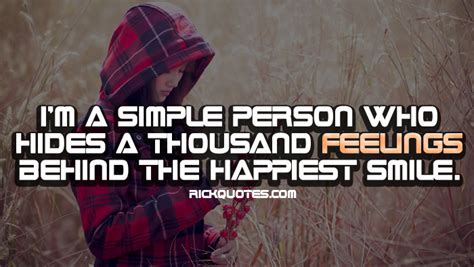 feeling quotes simple person