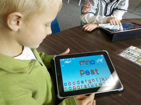 digital kindergarten  ipads   classroom