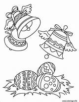 Paques Cloches Oeuf Pâques Decoradas Campanas Huevos Encequiconcerne Pascua Greatestcoloringbook sketch template