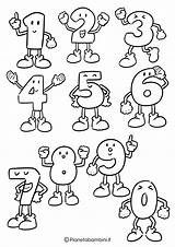 Numeri Colorare Bambini Ritagliare Animati Pianetabambini Disegni Infanzia Animali Colori Murales Alfabeto Stampe Scegli sketch template