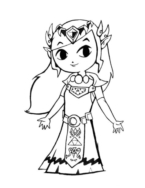 zelda coloring pages books    printable