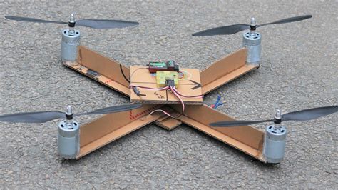 cardboard drone dc motor drone youtube