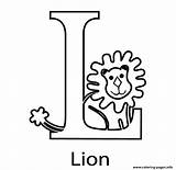 Alphabet Lion Coloring Pages Printable sketch template