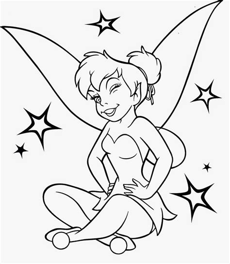 coloring pages tinkerbell coloring pages  clip art   printable