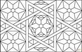 Mosaic Coloring Tile Cathedral Pages Monreale Islamic Printable Pattern Kids Styles Drawing sketch template