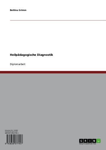 heilpaedagogische diagnostik german edition  bettina grimm goodreads