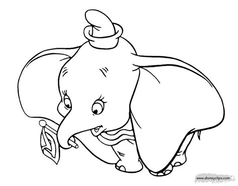dumbo  coloring pages png  file   dumbo