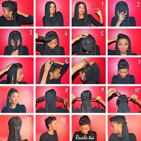 instructions directing     style box braids