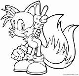 Sonic Coloring Pages Tails Coloring4free Prower Miles Movie Related Posts sketch template