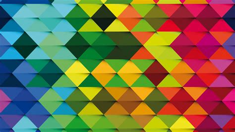colorful triangle design texture pattern  hd geometric wallpapers