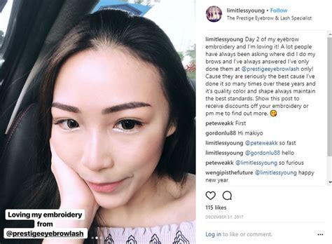 eyebrow tinting  men  prestige singapore