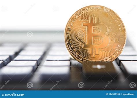 bitcoin   keyboard   calculator stock image image  financial background