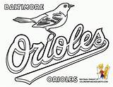 Coloring Baseball Pages League Printable Major Red Sox Orioles Print Mlb Logo Logos Teams Sheet Book Adult Sports Baltimore Color sketch template