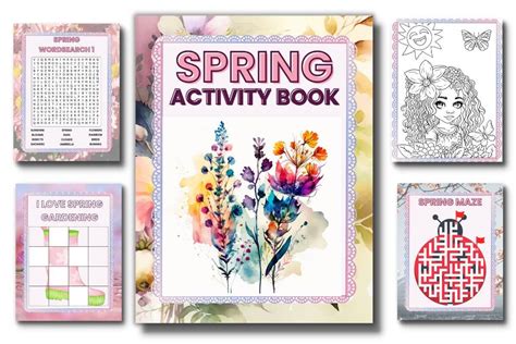 spring themed kindergarten activity booklet