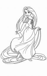 Rapunzel Mewarnai Stampare Colorir Dibujo Desenhos Intera Impressão Kartun Tangled Figur Volle Cartonionline Princesas Sebarkan Kidsplaycolor Pupung sketch template