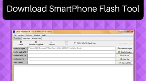 download smartphone flash tool sp flash tool