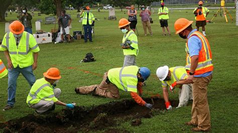tulsa race massacre mass graves search begins with excavation at