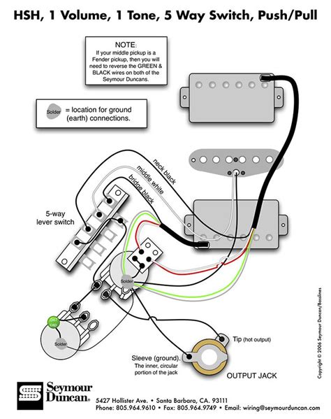 dimarzio wiring diagram hh