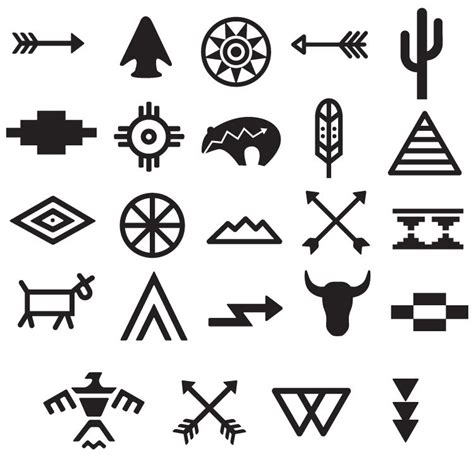 tribal symbols tattoo set  tribal symbols tribal tattoos native