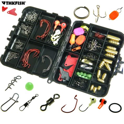 pcs bass fishing tackle set kit fishing accessories  dropshot rig texas carolina rig sea