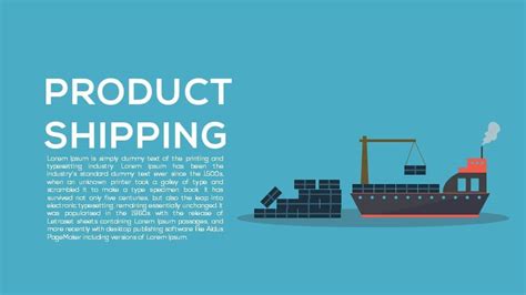 product shipping template  powerpoint  keynote