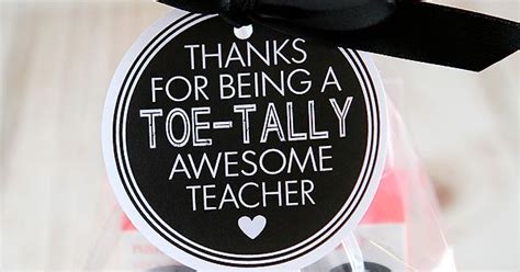 toe tally awesome teacher gift appreciation gifts teacher  southern