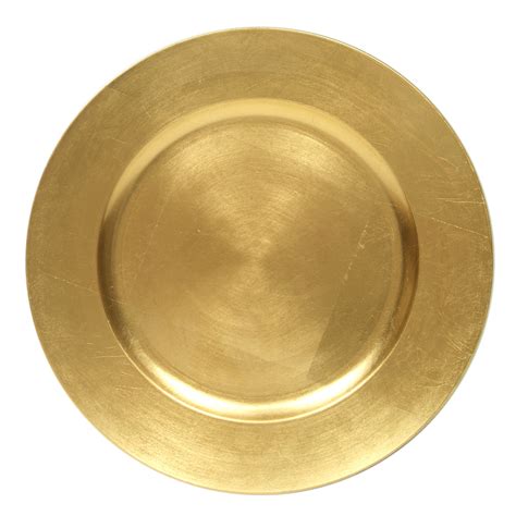 jay companies ap    gold polypropylene charger plate