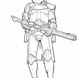 Bly Clone Troopers sketch template