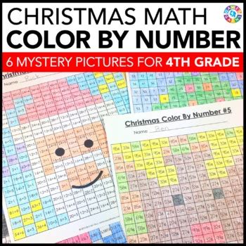christmas activities  grade christmas math christmas color  number