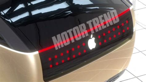 motor trend leaks pics  rumored apple car abc san francisco