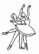 Ballet Danza Danse Dancing Imprimer Profesiones Dibujo Danseurs Magnifique Entrain Leur Costume Ballo Danseuse Kleurplaat Dansen Coloriages Hugolescargot Baile Contemporanea sketch template