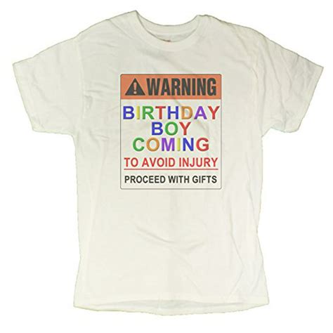 gildan mens warning birthday boy coming funny birthday  shirt