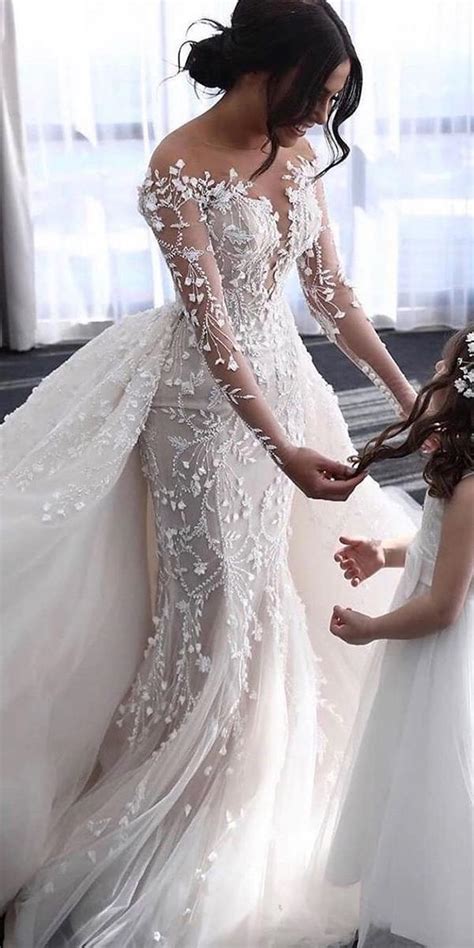 21 illusion long sleeve wedding dresses you ll like wedding dresses guide