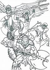 Mythology Goddesses Mythological Coloringhome God sketch template