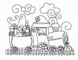 Coloring Caboose Pages Getcolorings Train Enge Printable sketch template