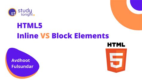 inline  block elements  html studytonight