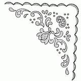 Richelieu Patterns Embroidery sketch template